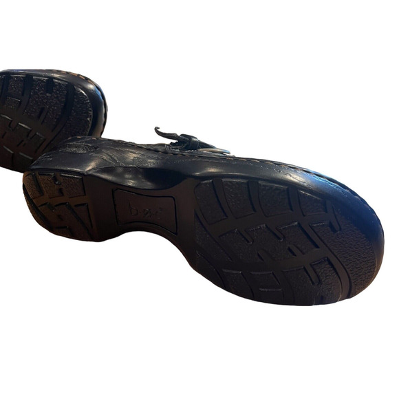 BOC Born Concept Mules Clogs Women Size 7 /38 M/W Karley BC3650 Black Leather - Picture 7 of 9